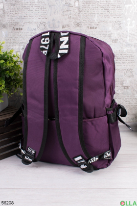 Жіночий фіолетовий рюкзак