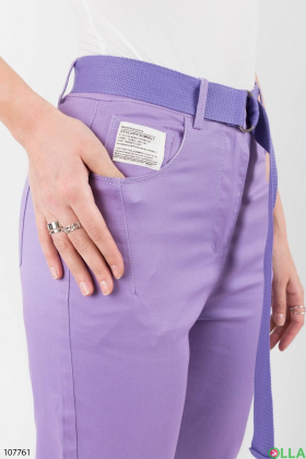 Women's purple pants