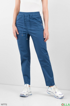 Women's blue battle trousers
