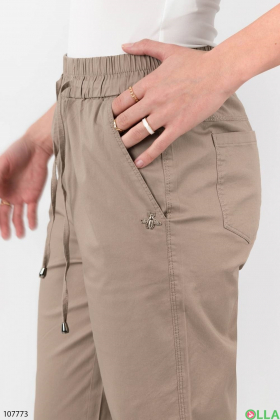 Women's beige battle pants
