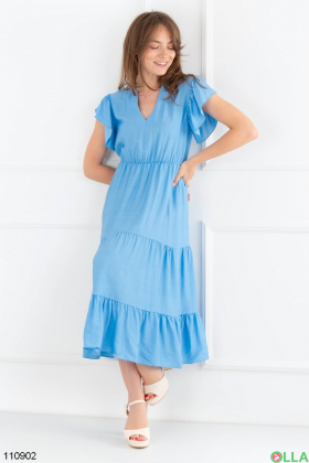 Women's blue dress