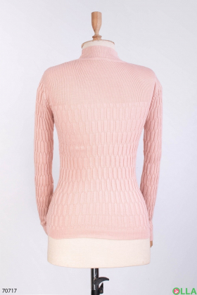 Women's pink knit golf