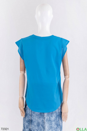 Women's blue blouse