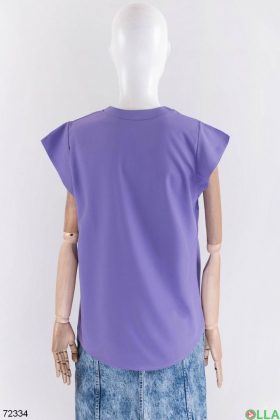 Женская фиолетовая блузка