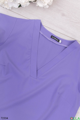 Женская фиолетовая блузка