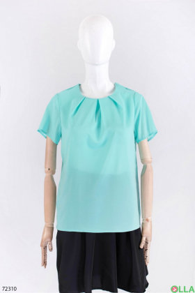 Women's turquoise blouse