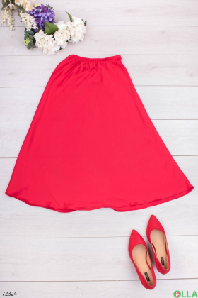 Женская красная юбка