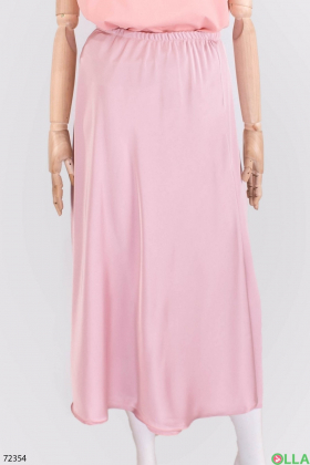Женская розовая юбка