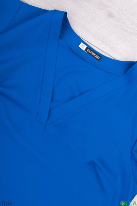 Женская темно-синяя блузка