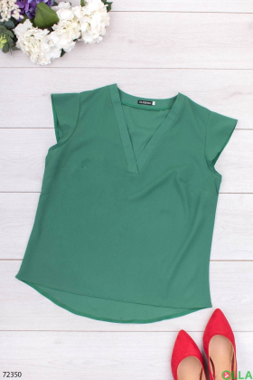 Жіноча зелена блузка