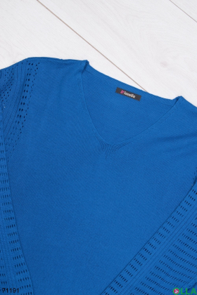 Women's blue sweater