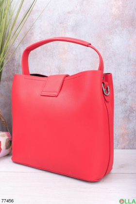 Жіноча червона сумка