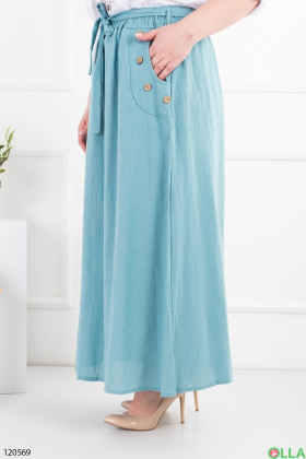 Women's turquoise batal skirt