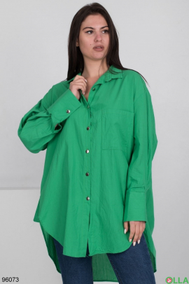 Жіноча зелена сорочка