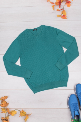 Men's turquoise sweater