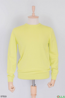 Men's yellow sweater