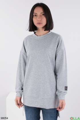 Women's gray sweatshirt