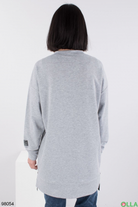 Women's gray sweatshirt