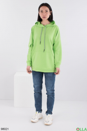 Women's green hoodie