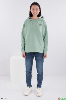Women's turquoise hoodie