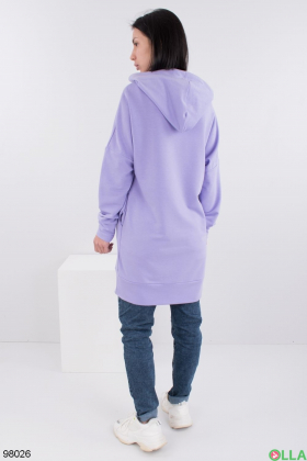 Women's purple hoodie dress