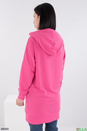 Women's pink hoodie dress