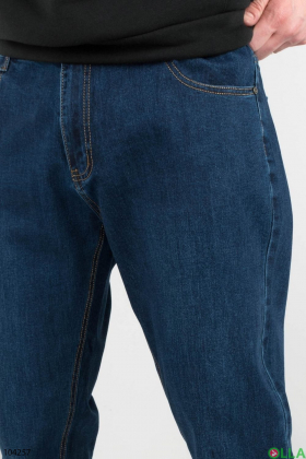 Мужские синие джинсы
