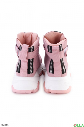 Жіночі рожеві кросівки
