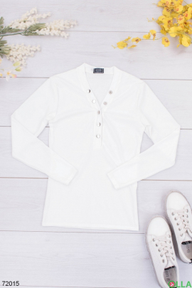 Women's white jacket with studs