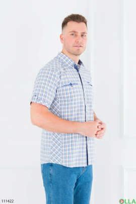 Men's checkered batal shirt