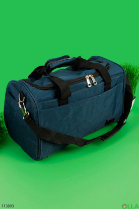 Спортивні сині сумки з текстилю.