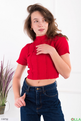 Women's red top