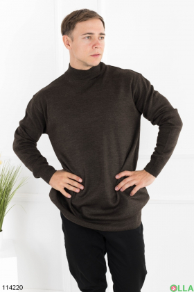 Мужской коричневый свитер