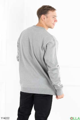 Men's light gray sweater
