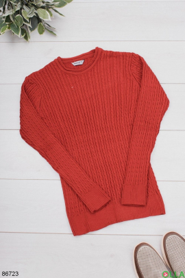 Чоловічий червоний светр