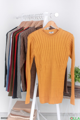 Мужской оранжевый свитер