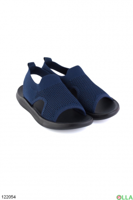 Women's dark blue low-top sandals