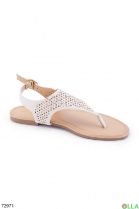 Women's beige sandals