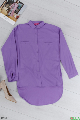 Женская фиолетовая рубашка