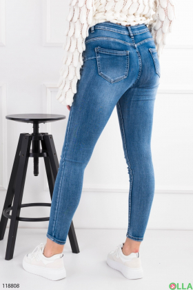 Women's blue skinny jeans
