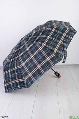 Жіноча різнокольорова парасолька в клітку