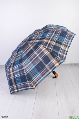 Жіноча різнокольорова парасолька в клітку