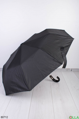 Мужской черный зонт