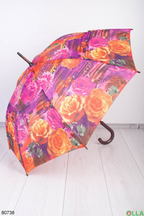 Женский разноцветный зонт