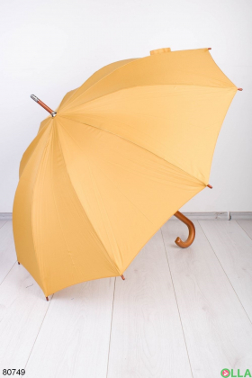 Женский желтый зонт