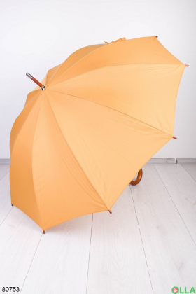 Женский оранжевый зонт