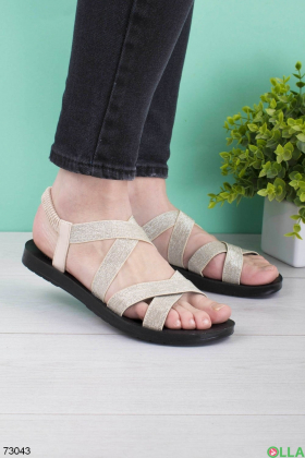 Women's beige sandals