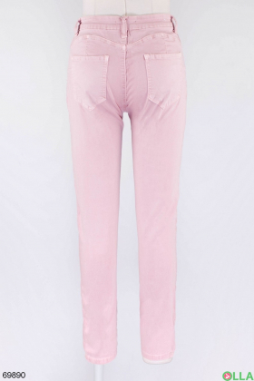 Women's pink jeans