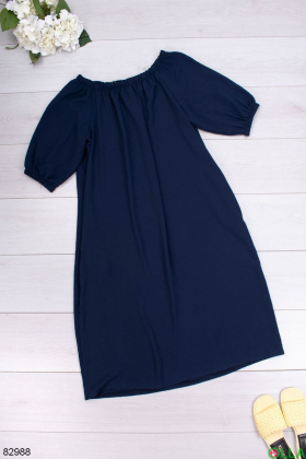Жіноча темно-синя сукня