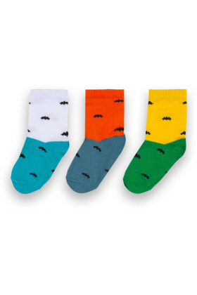 Детские демисезонные носки для мальчика NSM-301 размер (от 0-6 месяцев) (90301) Разные цвета